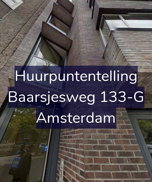 Foto gevel Huurpuntentelling voor Baarsjesweg 133-G, Amsterdam