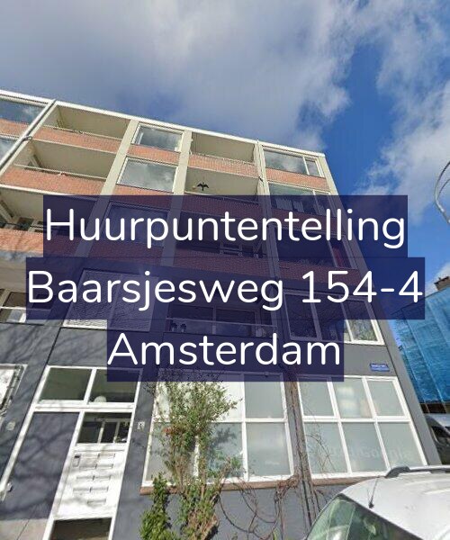Foto gevel Huurpuntentelling voor Baarsjesweg 154-4, Amsterdam