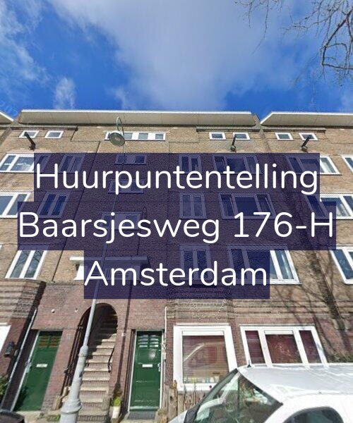 Foto gevel Huurpuntentelling voor Baarsjesweg 176-H, Amsterdam