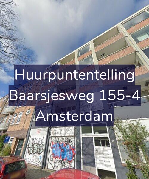 Foto gevel Huurpuntentelling voor Baarsjesweg 155-4, Amsterdam