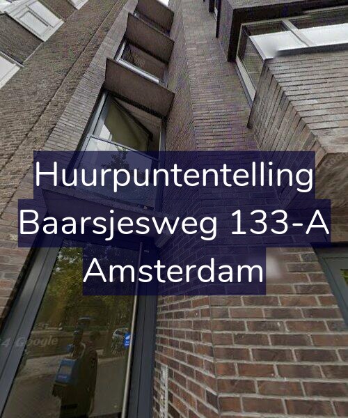 Foto gevel Huurpuntentelling voor Baarsjesweg 133-A, Amsterdam