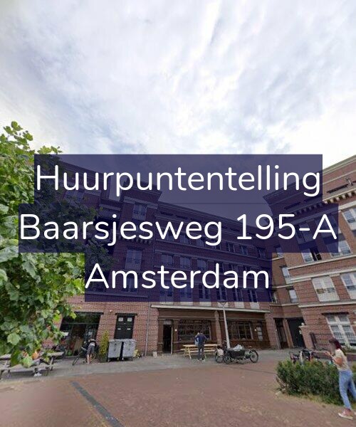 Foto gevel Huurpuntentelling voor Baarsjesweg 195-A, Amsterdam