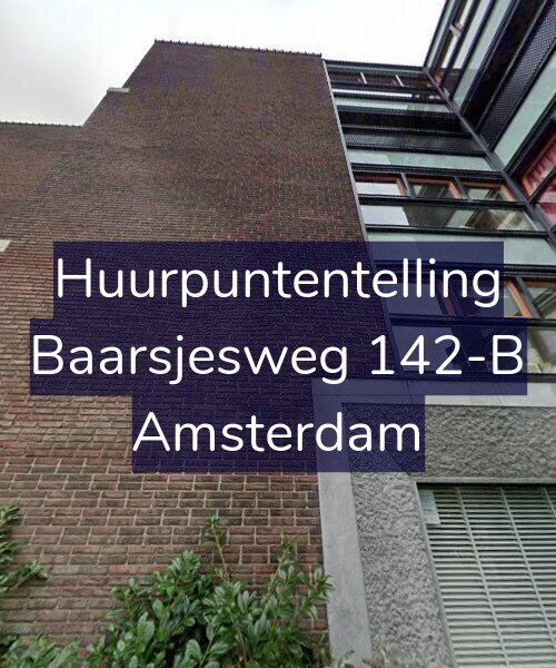 Foto gevel Huurpuntentelling voor Baarsjesweg 142-B, Amsterdam