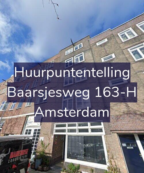 Foto gevel Huurpuntentelling voor Baarsjesweg 163-H, Amsterdam