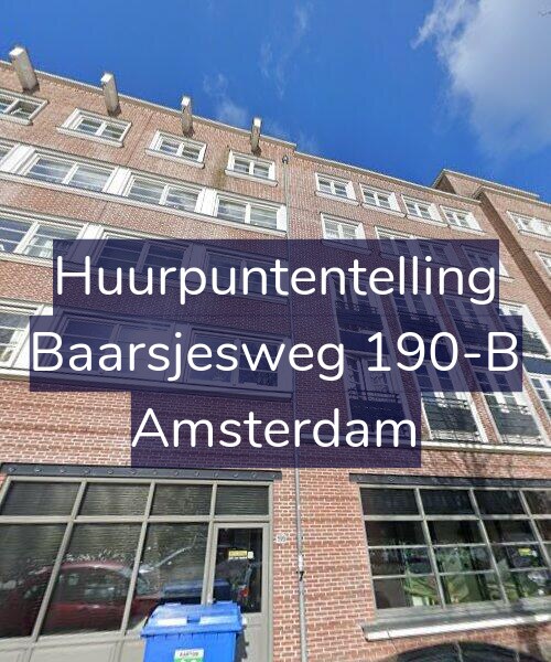 Foto gevel Huurpuntentelling voor Baarsjesweg 190-B, Amsterdam