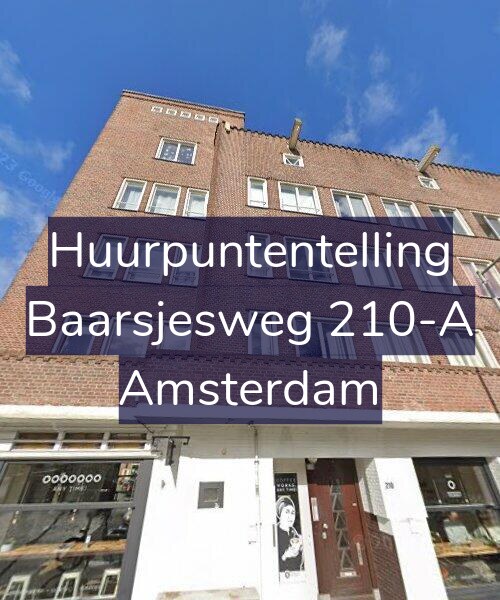 Foto gevel Huurpuntentelling voor Baarsjesweg 210-A, Amsterdam