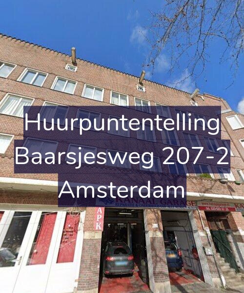 Foto gevel Huurpuntentelling voor Baarsjesweg 207-2, Amsterdam