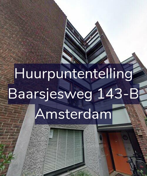 Foto gevel Huurpuntentelling voor Baarsjesweg 143-B, Amsterdam
