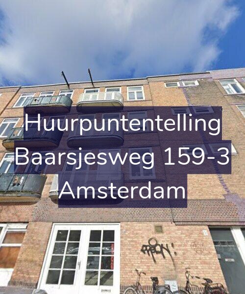 Foto gevel Huurpuntentelling voor Baarsjesweg 159-3, Amsterdam