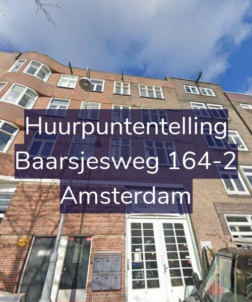 Foto gevel Huurpuntentelling voor Baarsjesweg 164-2, Amsterdam