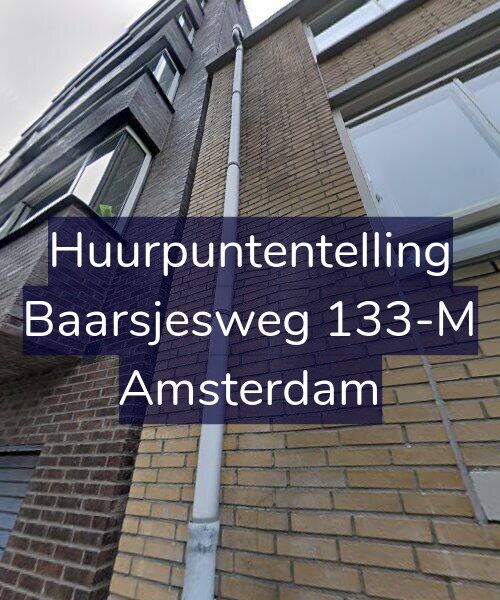 Foto gevel Huurpuntentelling voor Baarsjesweg 133-M, Amsterdam