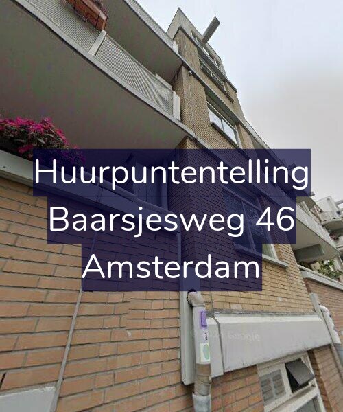 Foto gevel Huurpuntentelling voor Baarsjesweg 46, Amsterdam