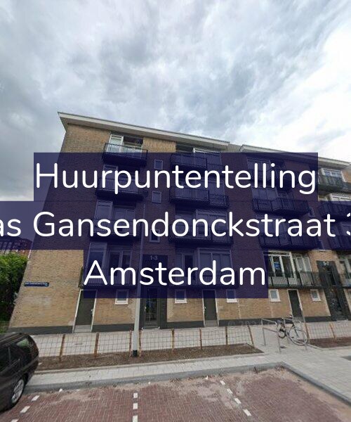 Foto gevel Huurpuntentelling voor Baas Gansendonckstraat 3-H, Amsterdam