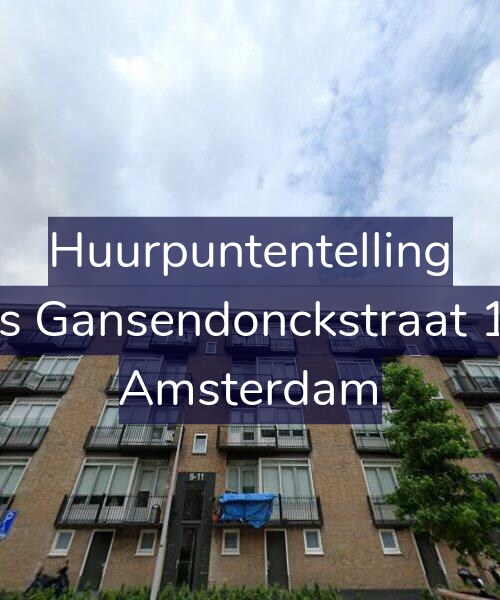 Foto gevel Huurpuntentelling voor Baas Gansendonckstraat 11-3, Amsterdam