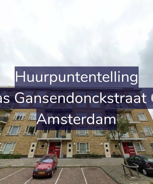 Foto gevel Huurpuntentelling voor Baas Gansendonckstraat 6-A, Amsterdam