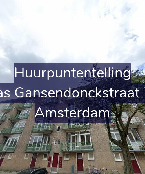 Foto gevel Huurpuntentelling voor Baas Gansendonckstraat 7-2, Amsterdam