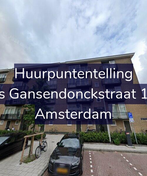 Foto gevel Huurpuntentelling voor Baas Gansendonckstraat 17-H, Amsterdam