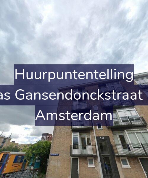 Foto gevel Huurpuntentelling voor Baas Gansendonckstraat 1-2, Amsterdam