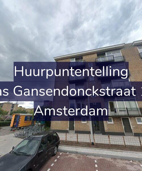 Foto gevel Huurpuntentelling voor Baas Gansendonckstraat 1-H, Amsterdam