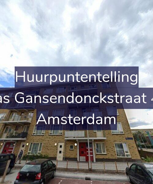Foto gevel Huurpuntentelling voor Baas Gansendonckstraat 4-A, Amsterdam