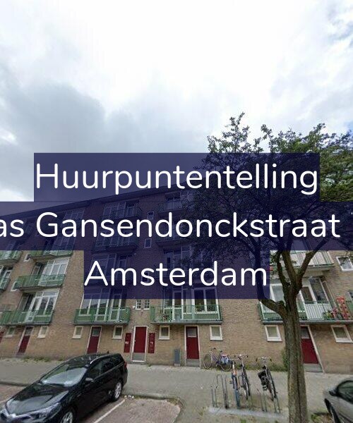 Foto gevel Huurpuntentelling voor Baas Gansendonckstraat 7-1, Amsterdam