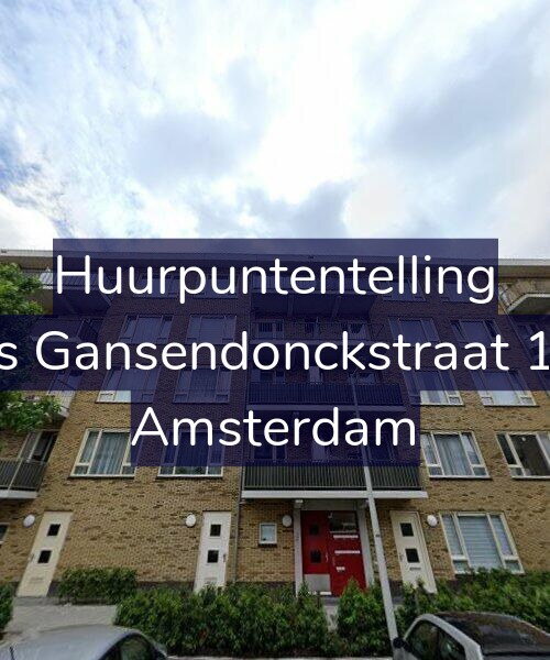 Foto gevel Huurpuntentelling voor Baas Gansendonckstraat 12-D, Amsterdam