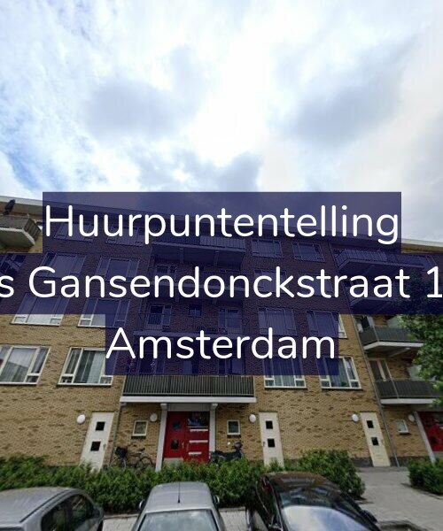 Foto gevel Huurpuntentelling voor Baas Gansendonckstraat 14-D, Amsterdam