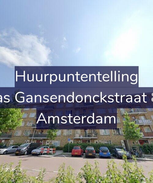 Foto gevel Huurpuntentelling voor Baas Gansendonckstraat 8-C, Amsterdam