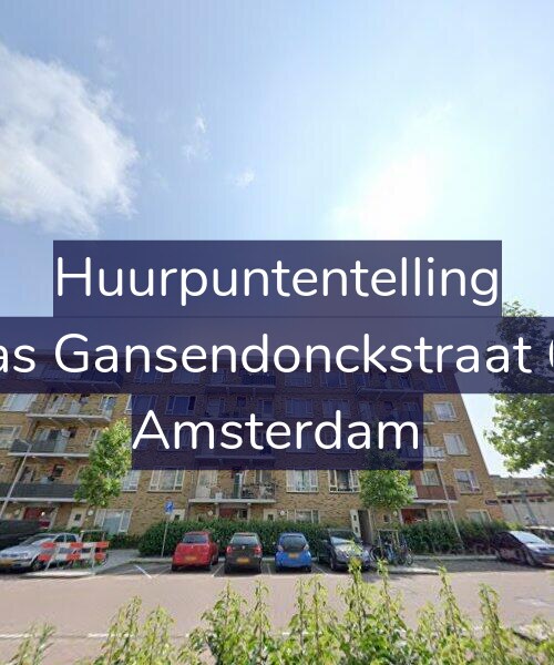 Foto gevel Huurpuntentelling voor Baas Gansendonckstraat 6-B, Amsterdam