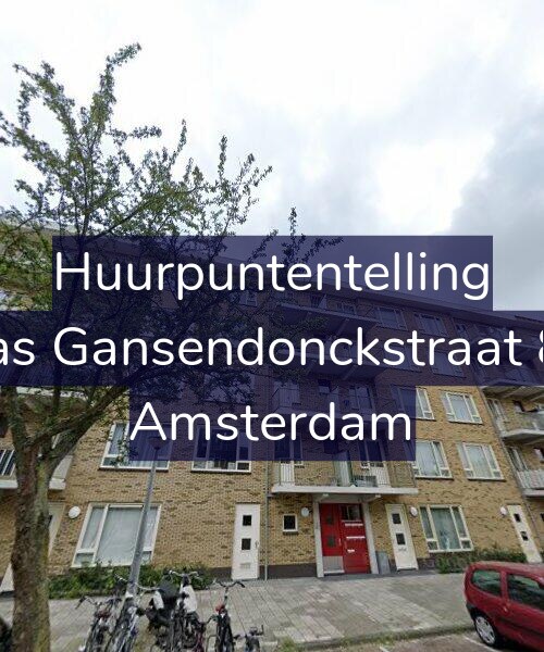 Foto gevel Huurpuntentelling voor Baas Gansendonckstraat 8-B, Amsterdam