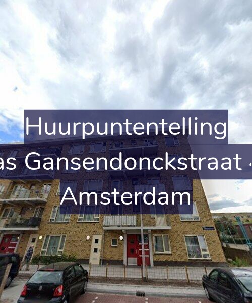 Foto gevel Huurpuntentelling voor Baas Gansendonckstraat 4-C, Amsterdam