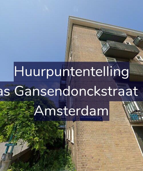 Foto gevel Huurpuntentelling voor Baas Gansendonckstraat 1-1, Amsterdam