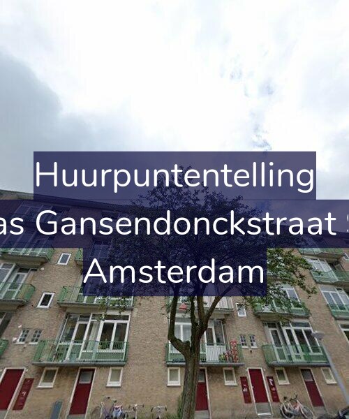 Foto gevel Huurpuntentelling voor Baas Gansendonckstraat 9-2, Amsterdam