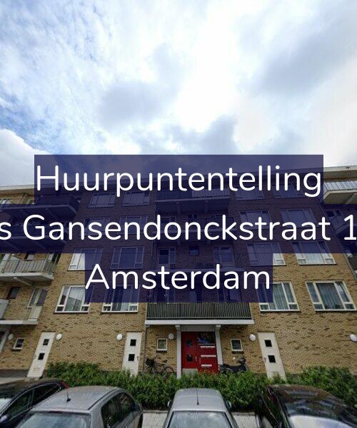 Foto gevel Huurpuntentelling voor Baas Gansendonckstraat 16-D, Amsterdam