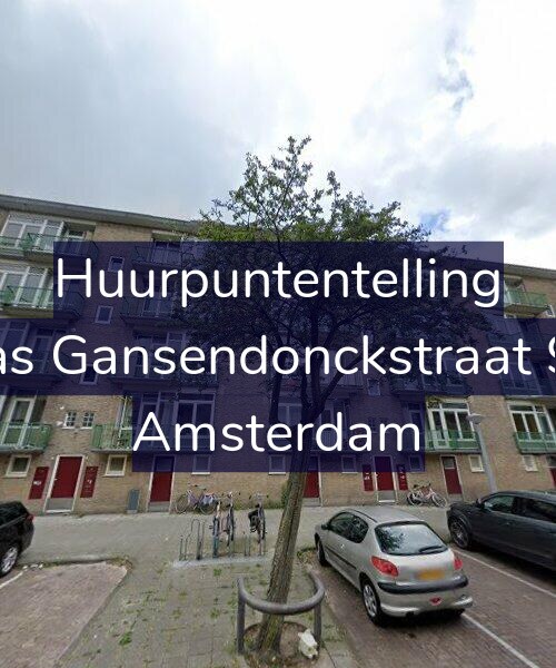Foto gevel Huurpuntentelling voor Baas Gansendonckstraat 9-H, Amsterdam