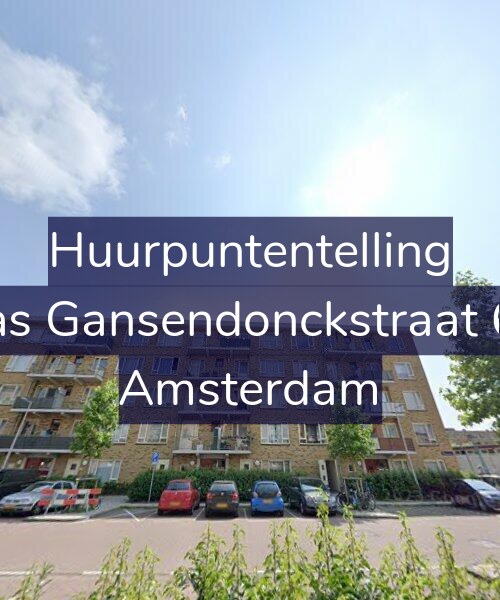 Foto gevel Huurpuntentelling voor Baas Gansendonckstraat 6-D, Amsterdam