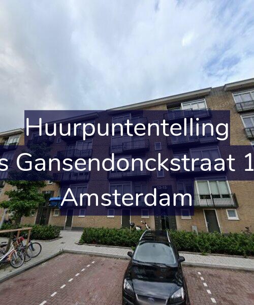 Foto gevel Huurpuntentelling voor Baas Gansendonckstraat 13-H, Amsterdam