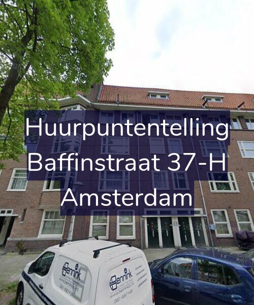 Foto gevel Huurpuntentelling voor Baffinstraat 37-H, Amsterdam
