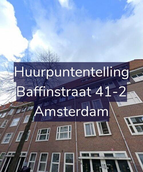 Foto gevel Huurpuntentelling voor Baffinstraat 41-2, Amsterdam