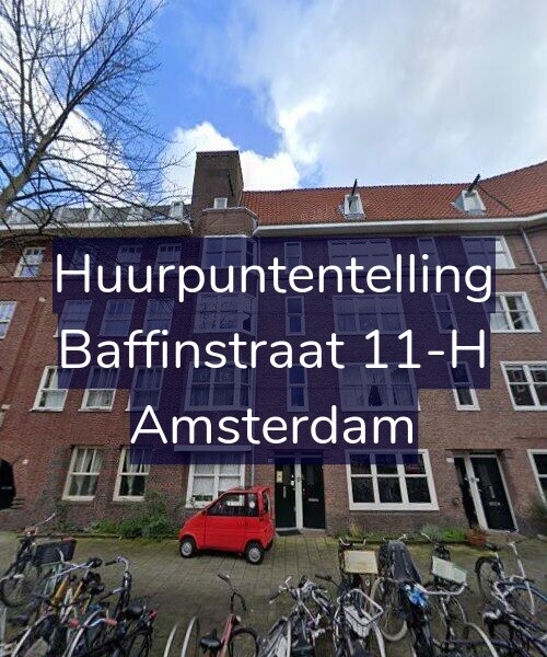 Foto gevel Huurpuntentelling voor Baffinstraat 11-H, Amsterdam