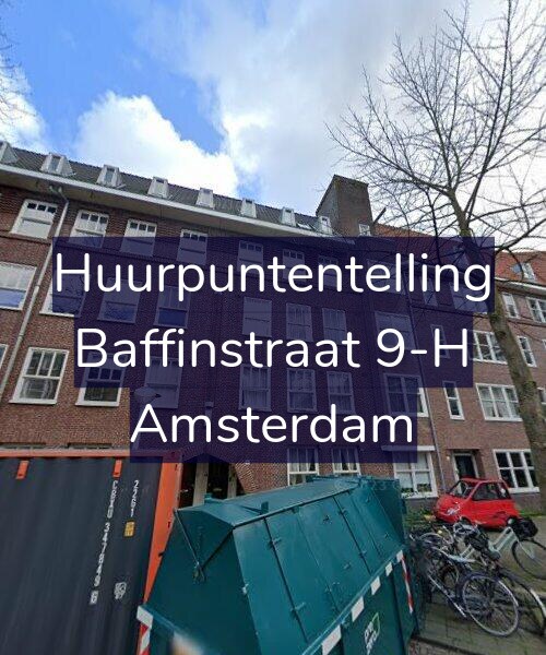 Foto gevel Huurpuntentelling voor Baffinstraat 9-H, Amsterdam
