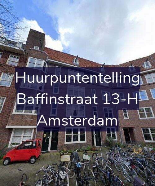 Foto gevel Huurpuntentelling voor Baffinstraat 13-H, Amsterdam