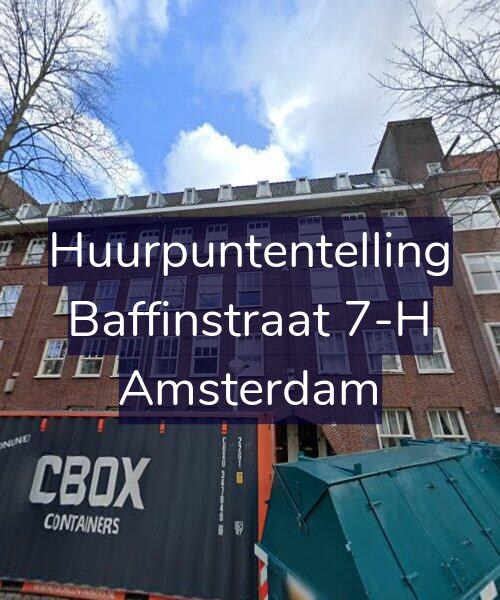 Foto gevel Huurpuntentelling voor Baffinstraat 7-H, Amsterdam