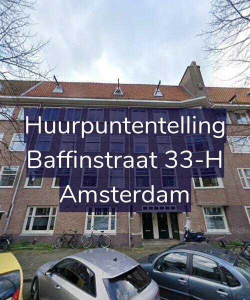 Foto gevel Huurpuntentelling voor Baffinstraat 33-H, Amsterdam