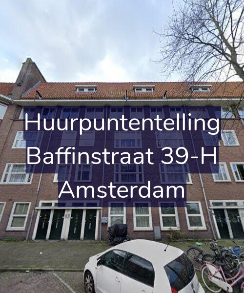 Foto gevel Huurpuntentelling voor Baffinstraat 39-H, Amsterdam