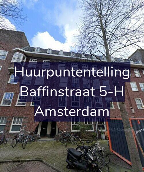 Foto gevel Huurpuntentelling voor Baffinstraat 5-H, Amsterdam