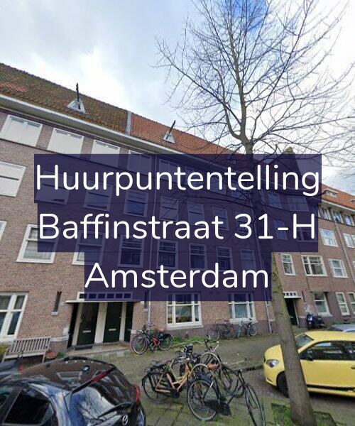 Foto gevel Huurpuntentelling voor Baffinstraat 31-H, Amsterdam