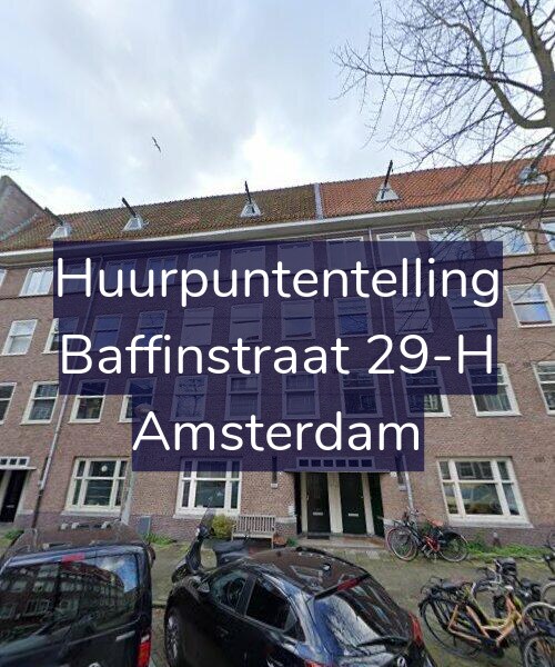 Foto gevel Huurpuntentelling voor Baffinstraat 29-H, Amsterdam