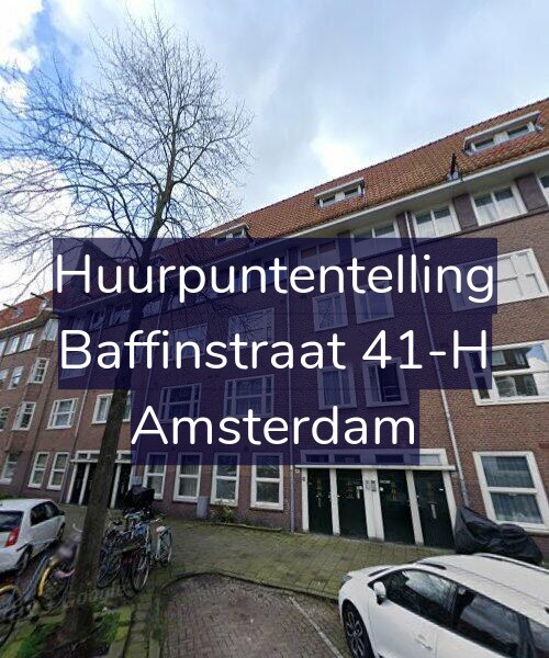 Foto gevel Huurpuntentelling voor Baffinstraat 41-H, Amsterdam