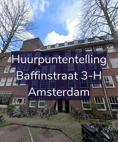 Foto gevel Huurpuntentelling voor Baffinstraat 3-H, Amsterdam